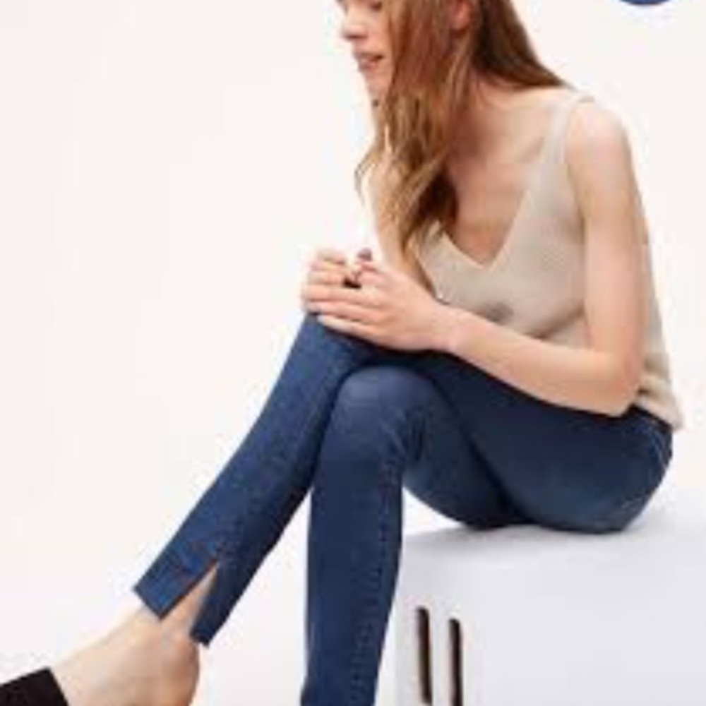 LOFT Modern Skinny Ankle Jeans Petite 4/27